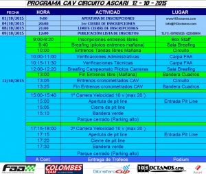 HORARIO CAV IMAGEN