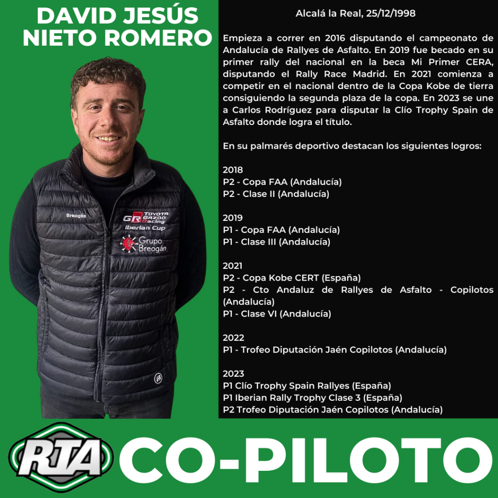 Historial David Nieto