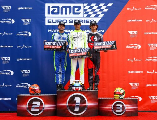 El piloto malagueño Aaron García se proclama Campeón de Europa  Senior de Karting en la IAME Series