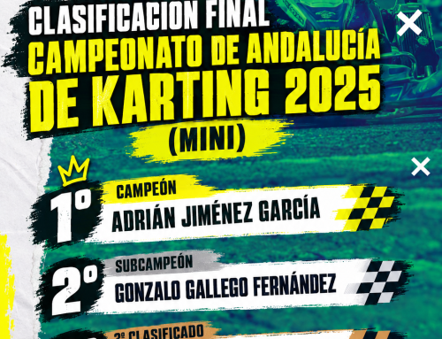 El Campeonato de Andalucía de Karting 2025 en categoría Mini ya tiene clasificación definitiva